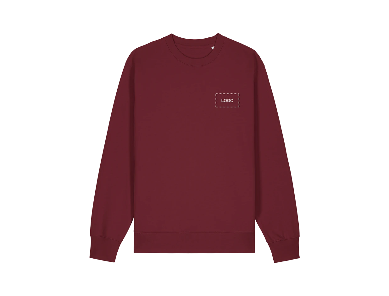 Sudadera unisex algodón orgánico personalizada 1