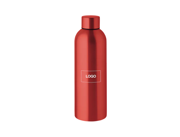 Bouteille simple paroi en acier inoxydable recyclé 750ml personnalisée