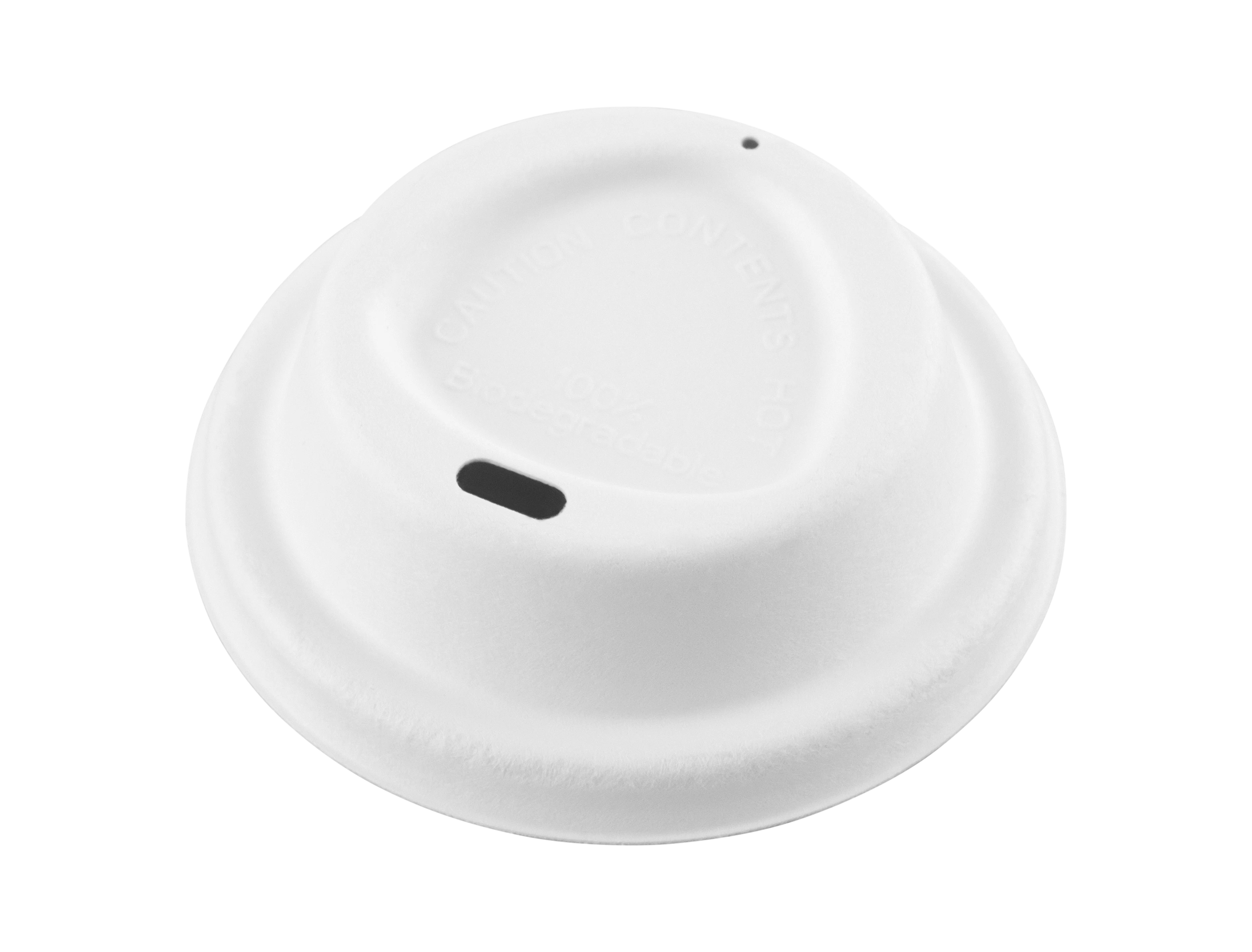Sugar Cane Lid for Disposable Coffee Cup