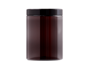 Barattolo in PET da 1000 ml con coperchio