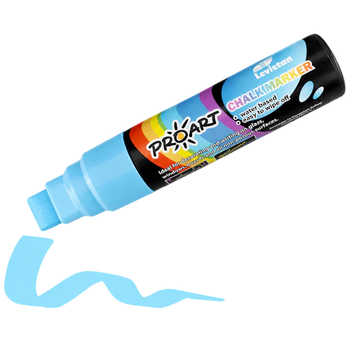 Marqueur à craie Leviatan ProArt pointe biseautée 6.5–15 mm 28 g bleu