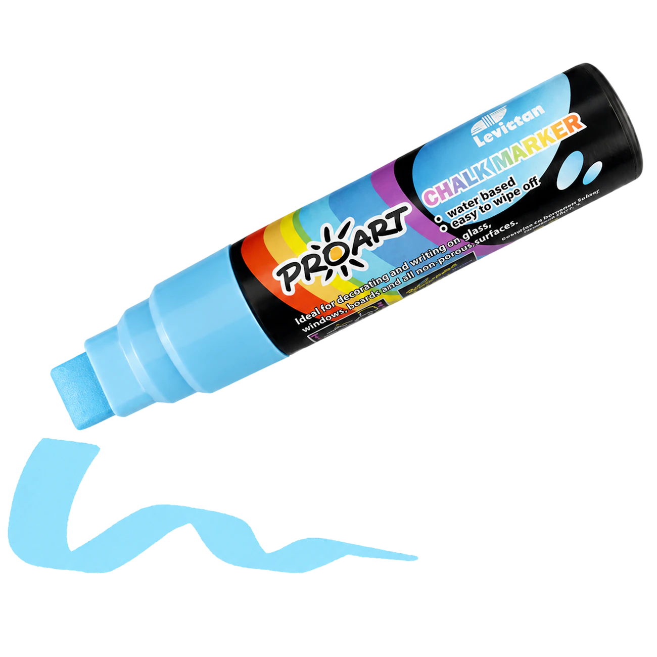 Marqueur à craie Leviatan ProArt pointe biseautée 6.5–15 mm 28 g bleu