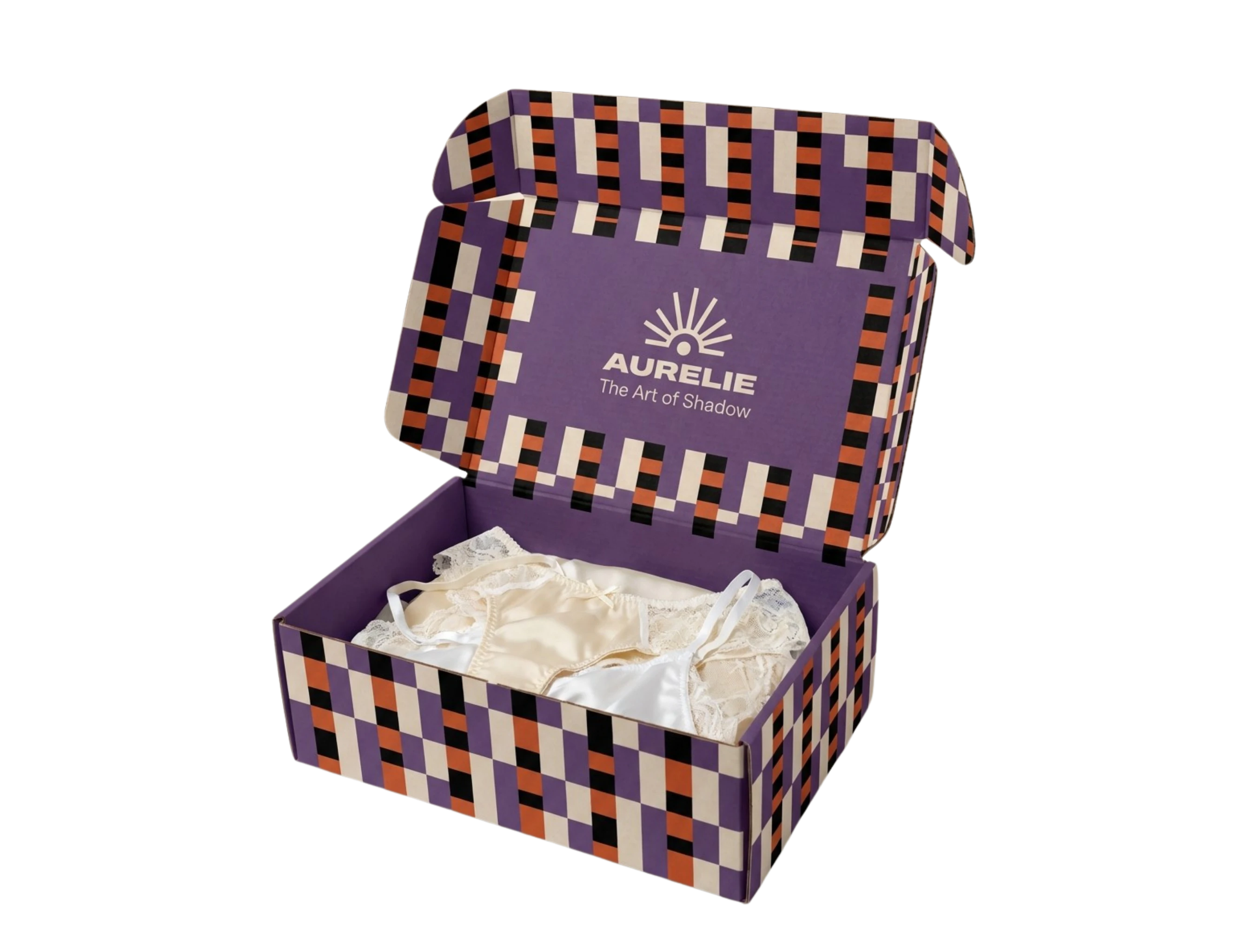 Personalizowane pudełko fasonowe na bieliznę damską
