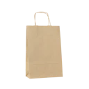 B66 Torba papierowa z uchwytem - brązowa