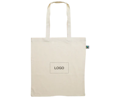 Sac shopping coton Fairtrade personnalisé