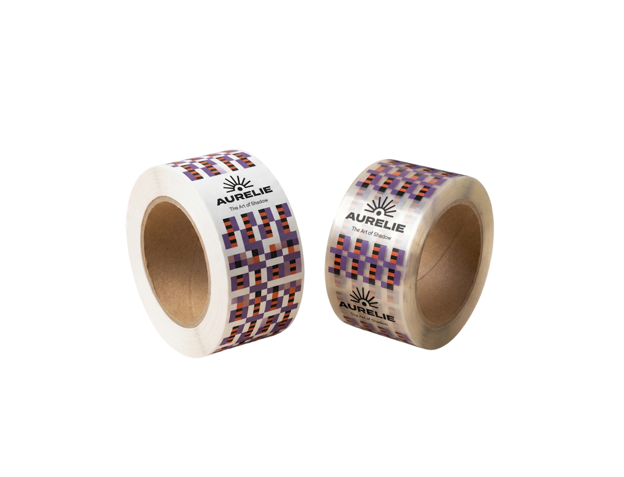 Ruban adhésif d’emballage personnalisable pour l’habillement 2