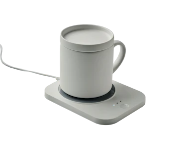 Custom Mug And Mug Warmer Set With Wireless Charging Plate