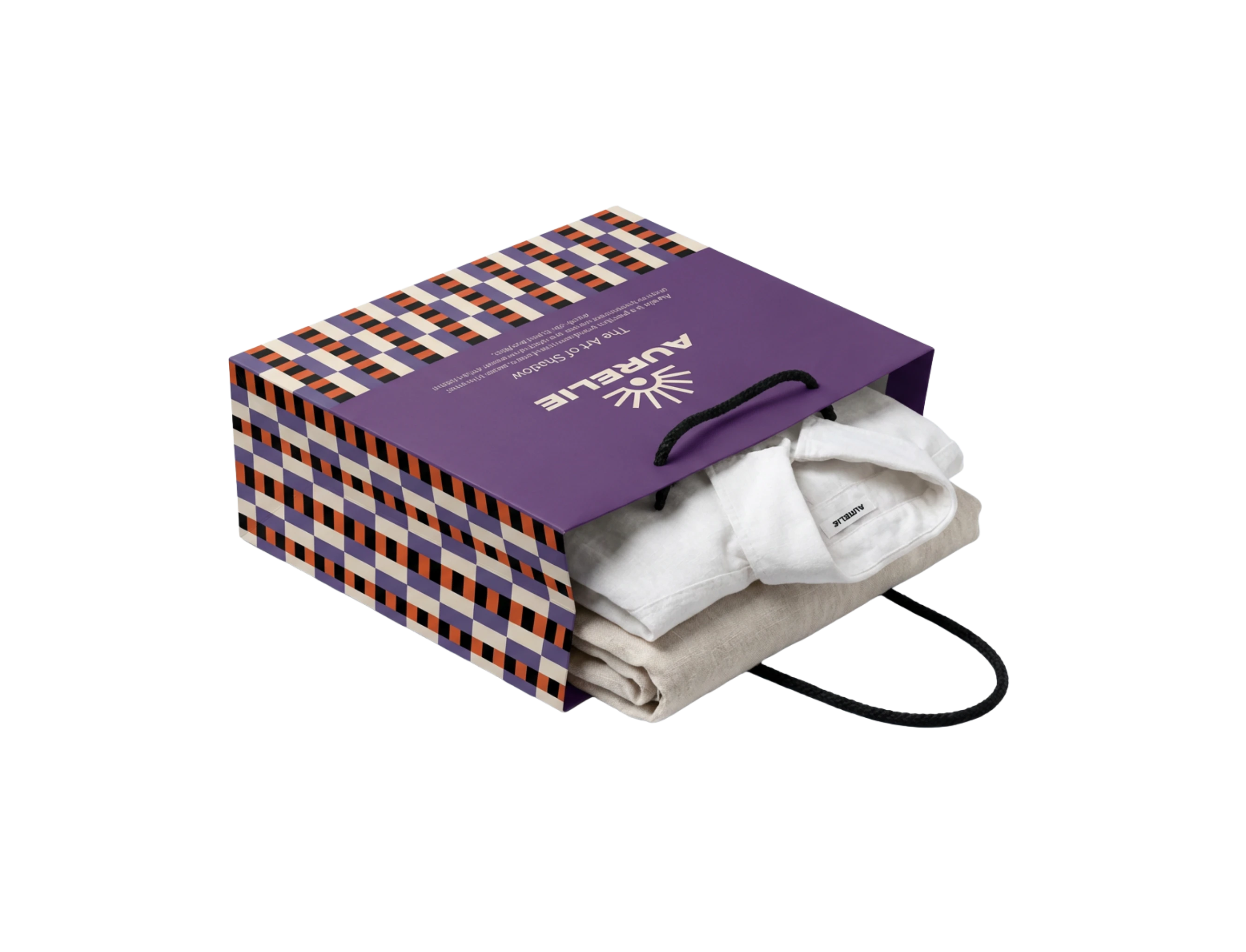 Custom Apparel Paper Gift Bag