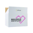 K180 Personalizowane pudełko klapowe - białe