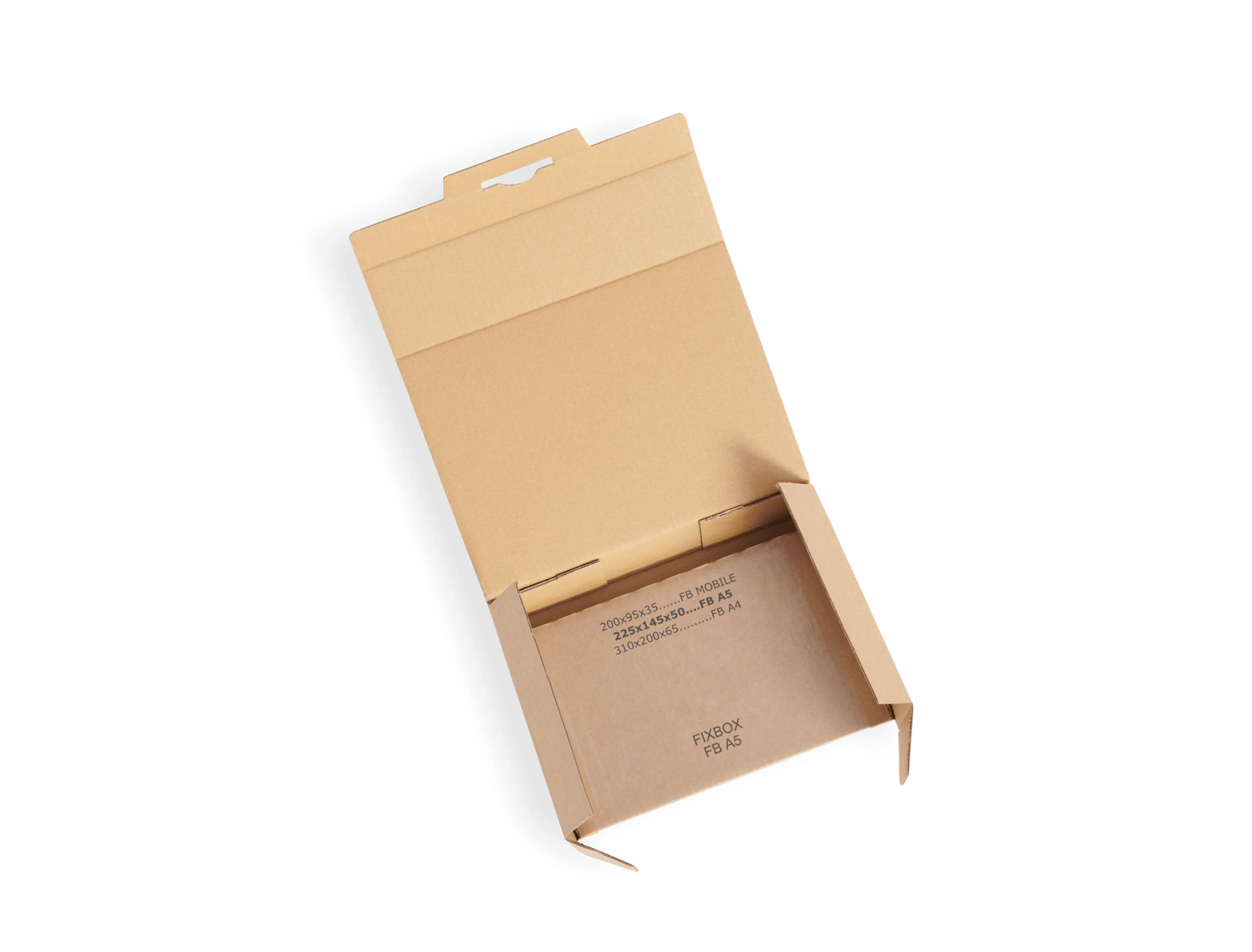 Plain Shipping Box with Stretch Film
