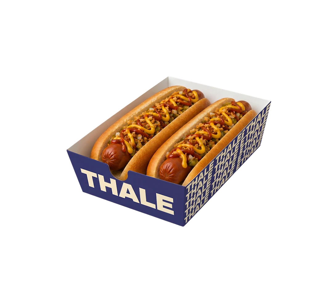 Custom Double Hot Dog Box 1