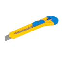 Cutter con lama a scatto Donau 18 mm giallo e blu