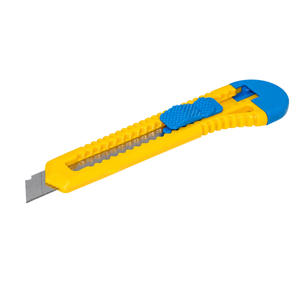 Cutter à lame sécable Donau 18 mm jaune et bleu