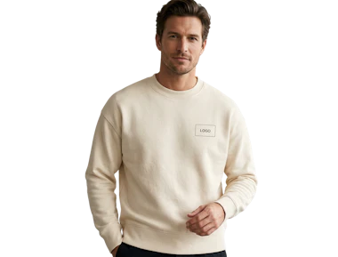 Individuelles Unisex Oversized Sweatshirt aus Bio-Baumwolle