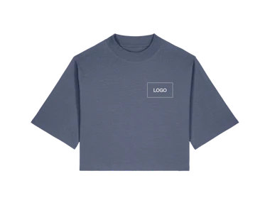 T-shirt femme en coton recyclé épais personnalisé