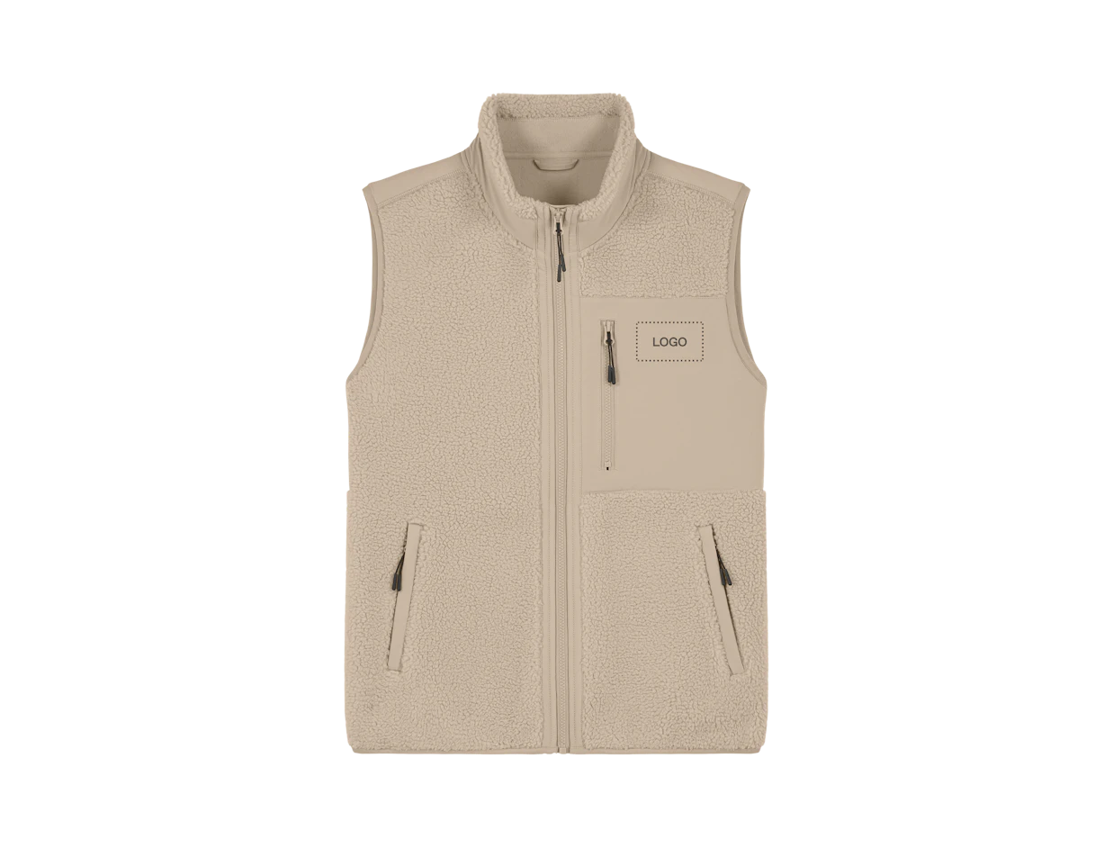 Gilet sherpa unisex personalizzato 1