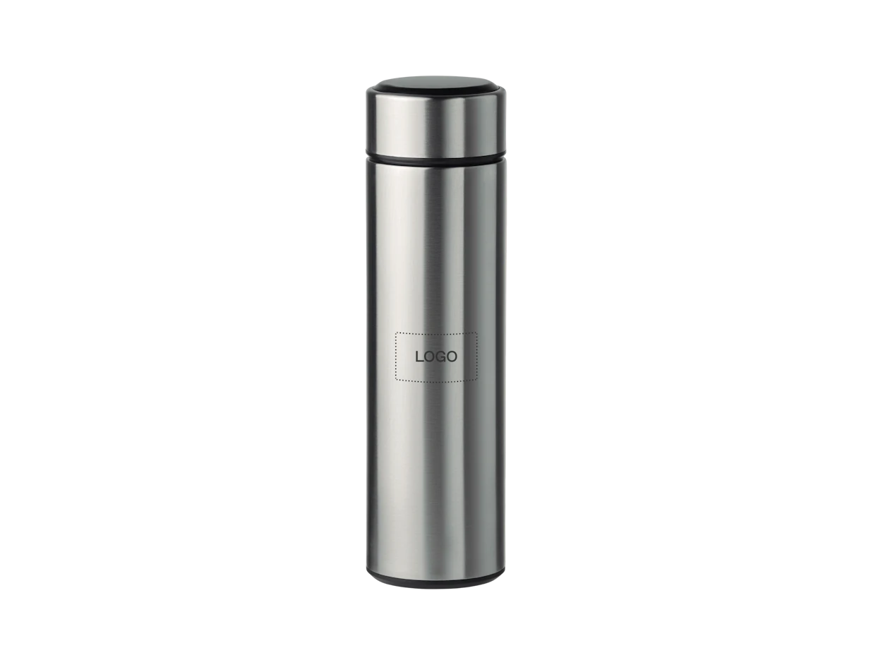 Custom Stainless Steel Bottle 450ml With Touch Thermometer 1