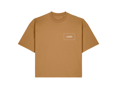 T-shirt unisexe en coton biologique de poids moyen personnalisé