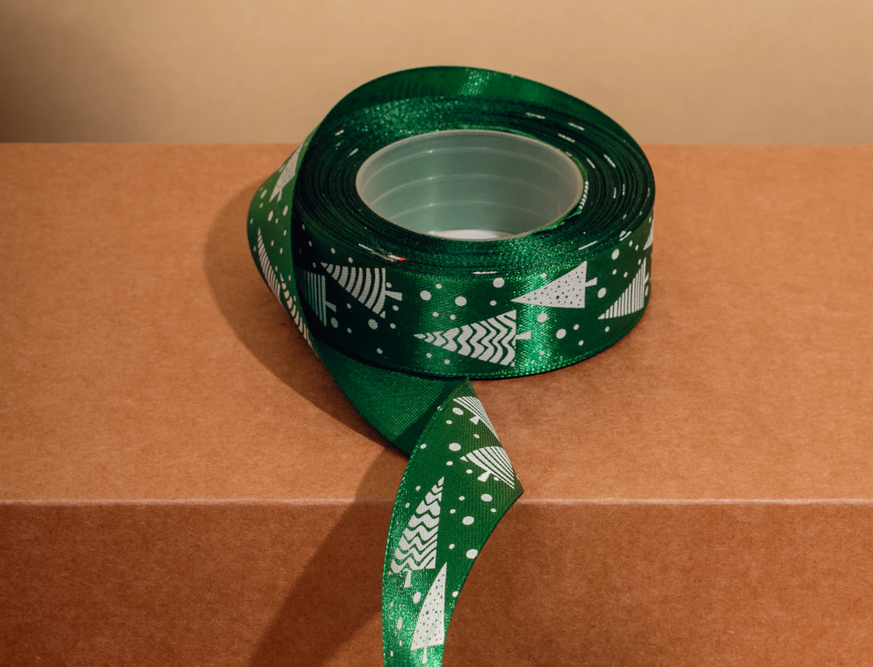 Individuelles Geschenkband zum Verpacken von Werbeartikeln 5