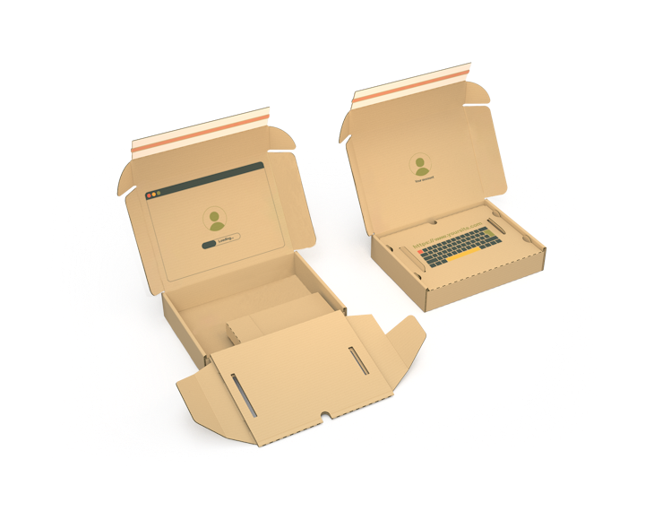 Custom Laptop Shipping Box