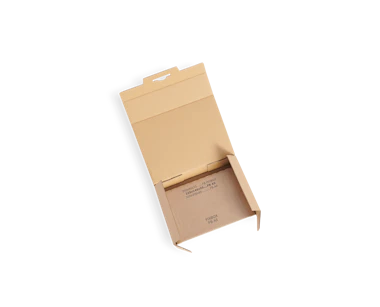 Caja de envío genérica con film estirable