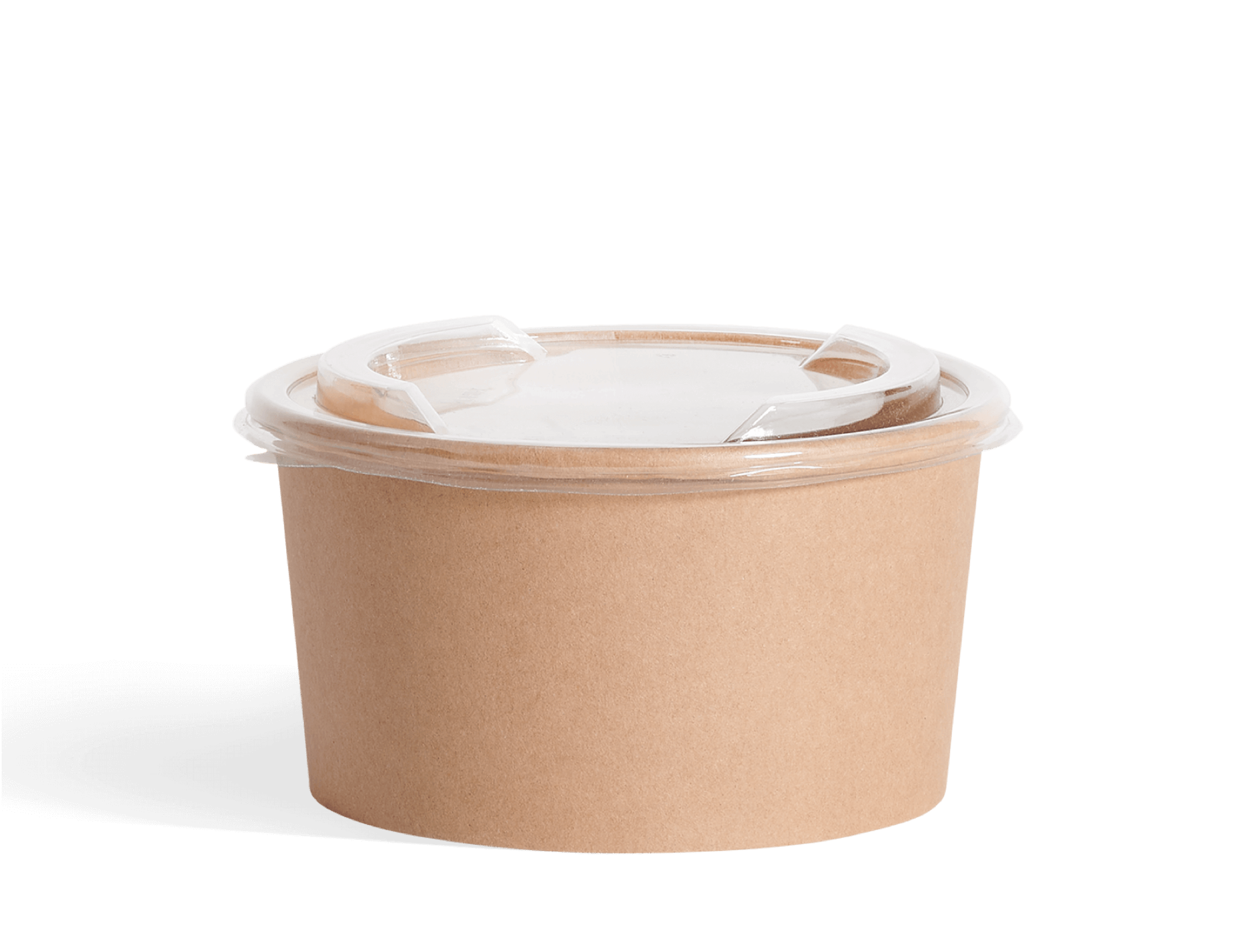 Kraft Bowl with Lid, Cutlery & Paper Bag