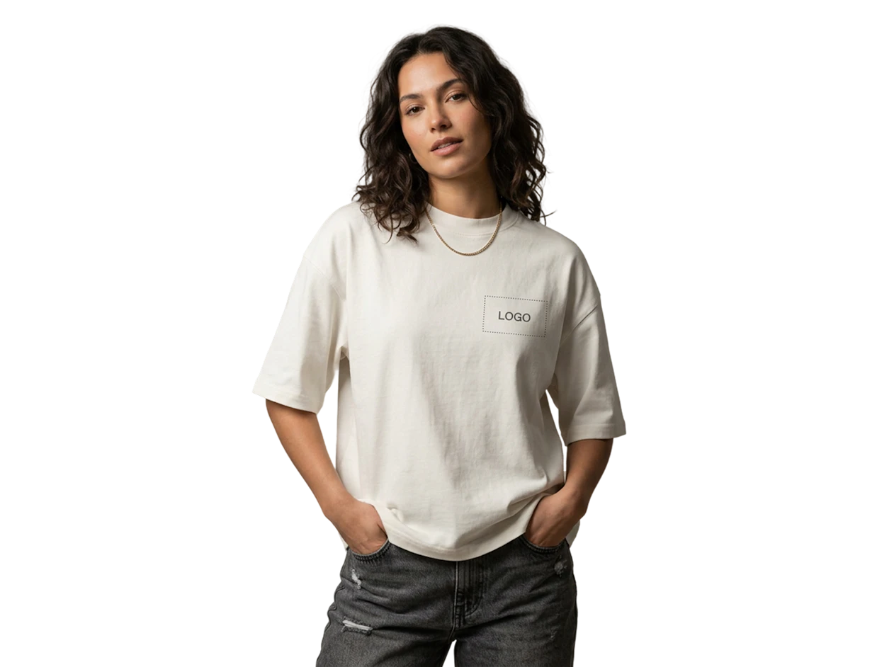 T-shirt unisex in cotone biologico di peso medio personalizzata 5