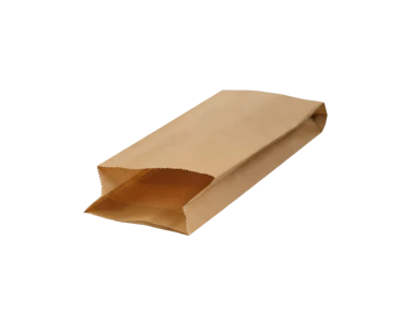 Hot-dog paper bag, brown 190x75x25 mm
