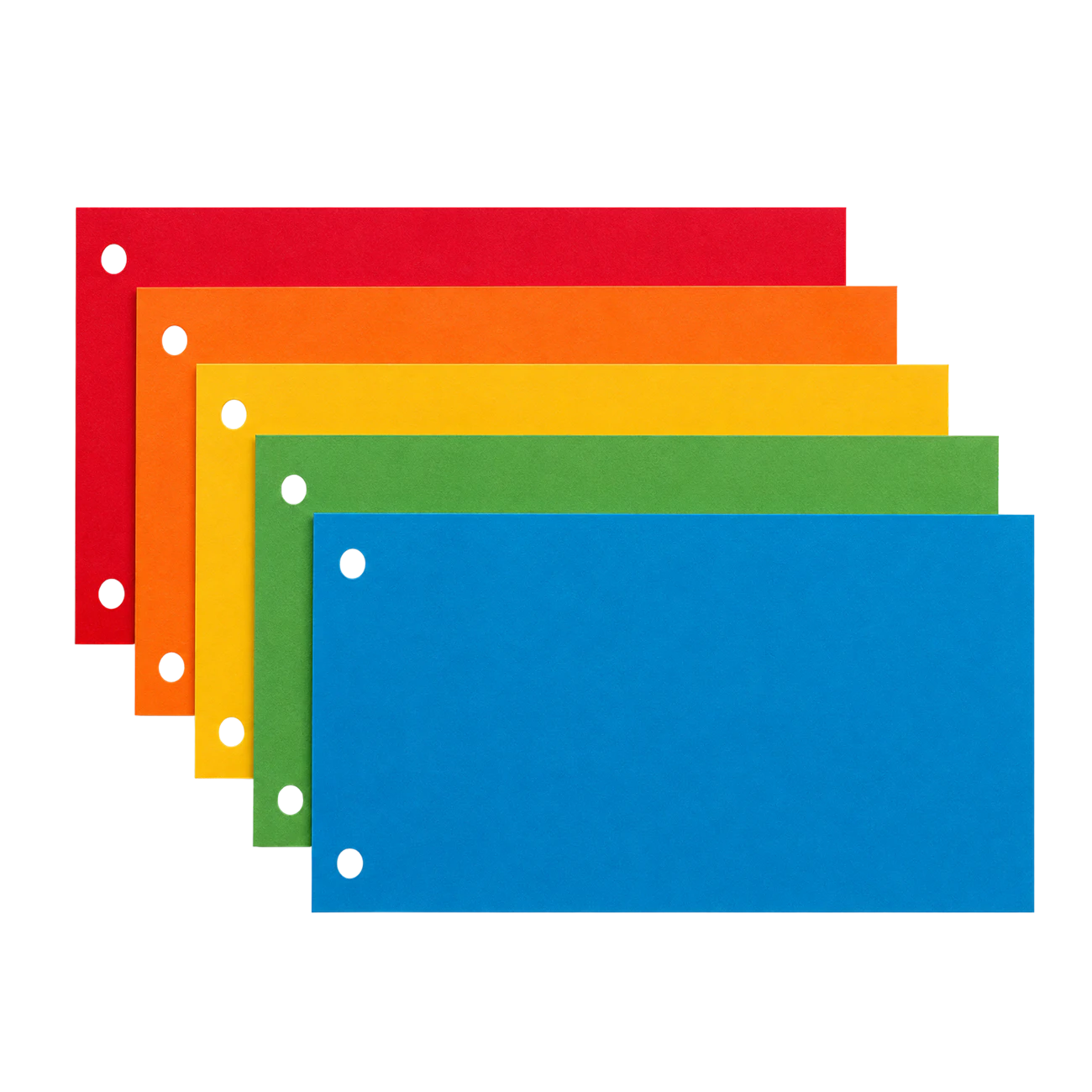 Esselte Maxi Binder Dividers cardboard 1/3 A4 100 tabs assorted colours