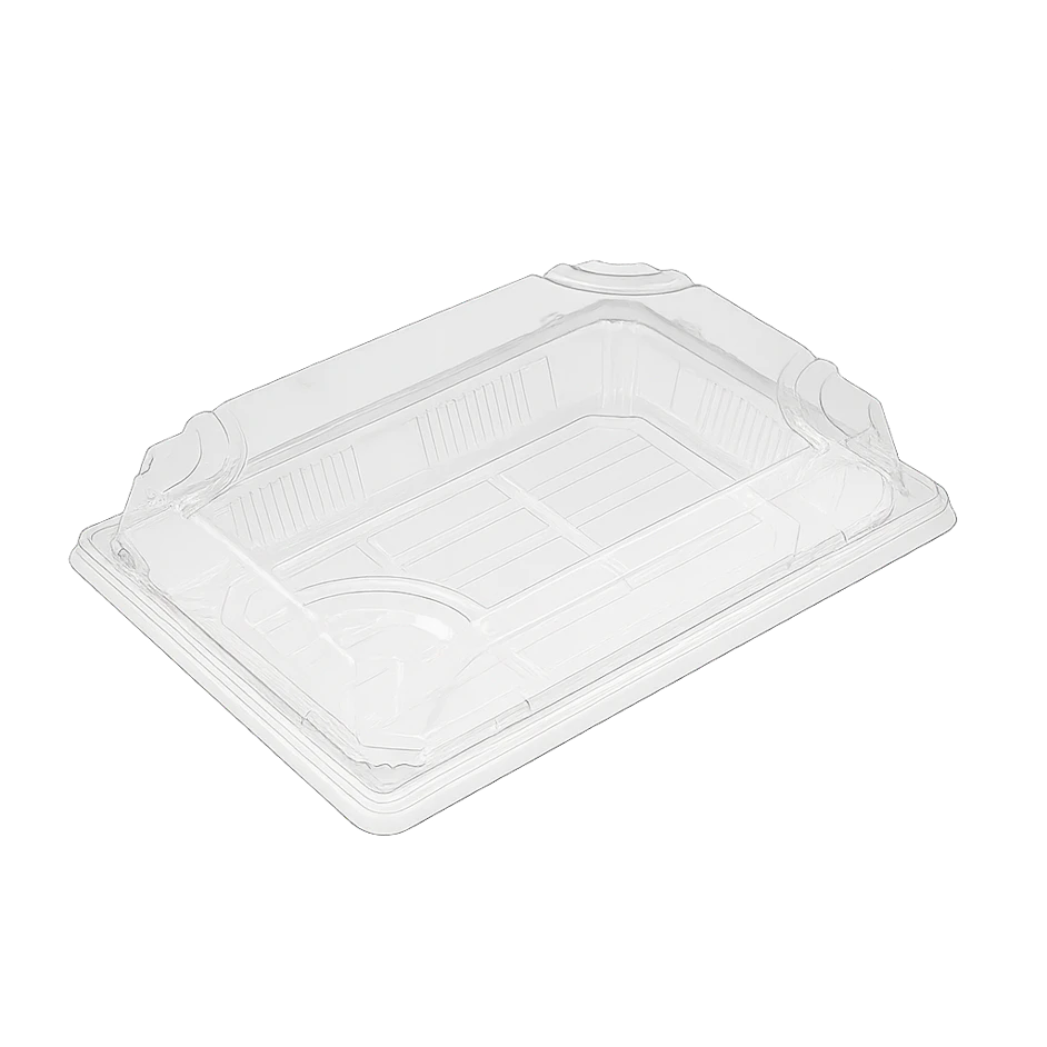 Sushi-Box PET 18,8×13×4,5 cm + Deckel 1