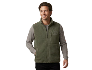 Gilet polaire sherpa unisexe personnalisé