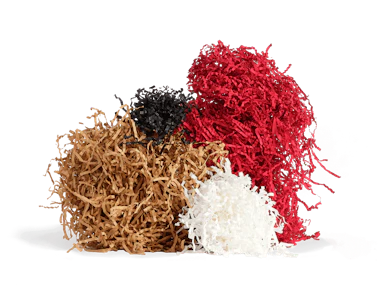 Papierfüllmaterial zum Verpacken von Werbeartikeln