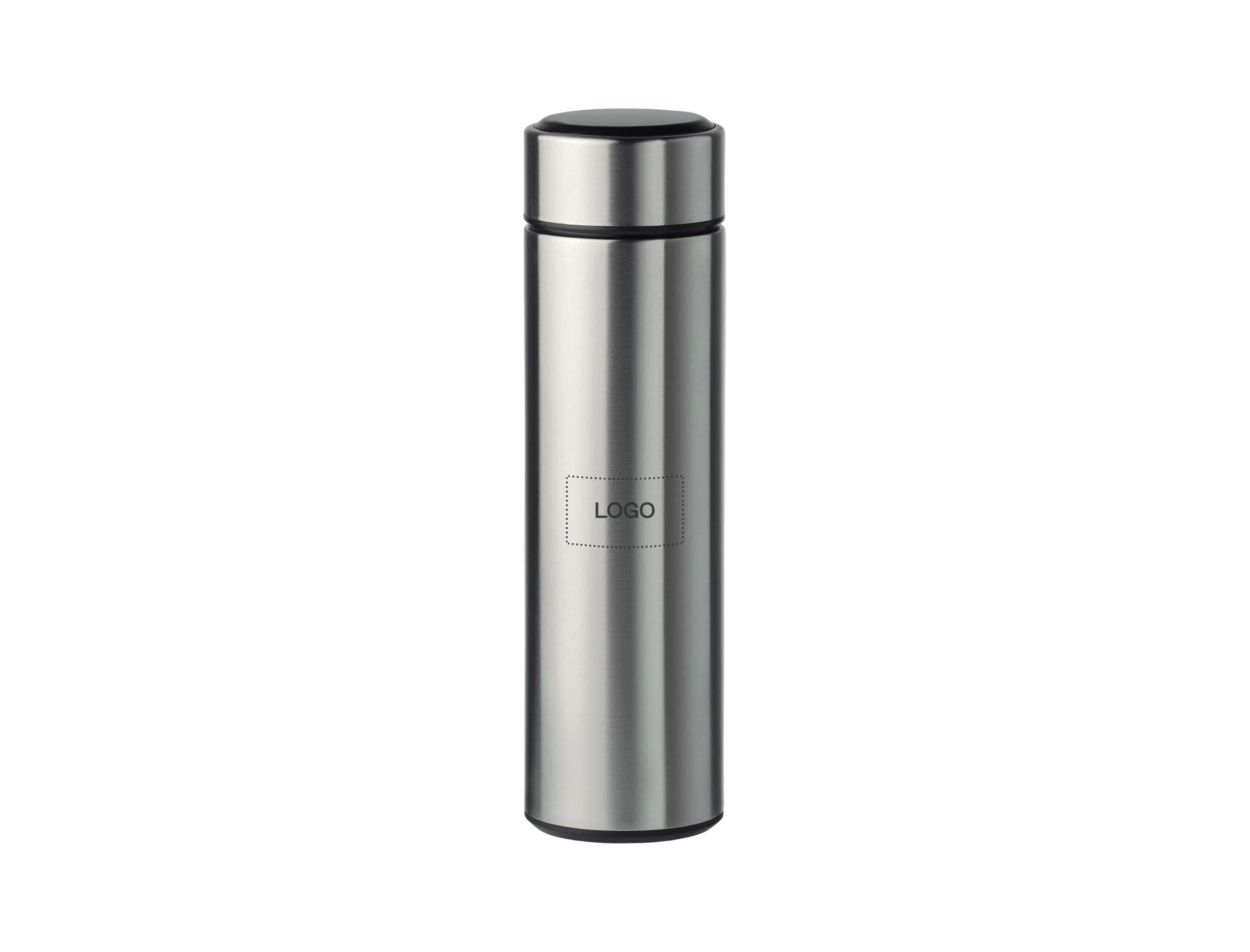 Bottiglia acciaio inox con termometro touch 450ml personalizzata