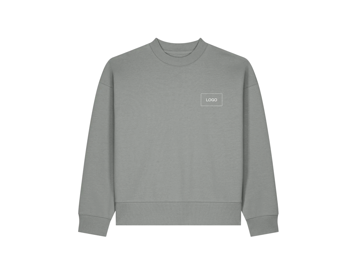 Individuelles Unisex schweres Sweatshirt aus Baumwolle 1