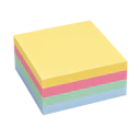 Bloc cube non collé coloris assortis 8.5 x 8.5 cm 350 feuilles