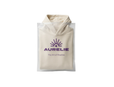 Custom Hoodie Frosted Ziplock Bag