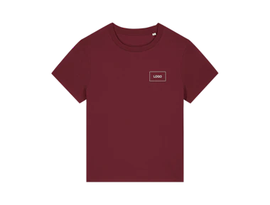 Individuelles Damen mittelschweres T-Shirt aus Bio-Baumwolle