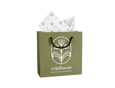 Sac cadeau personnalisé pour emballer des objets publicitaires