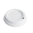 White paper pulp lids 80 mm 1