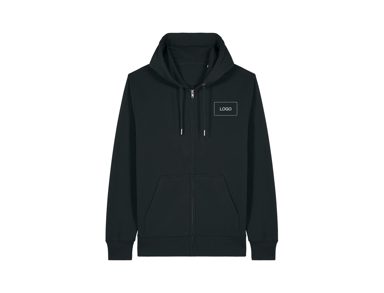 Custom Unisex Faded Organic Cotton Hoodie 1