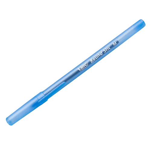 Stylo bille BIC ECOlutions Round Stic 0.4 mm bleu