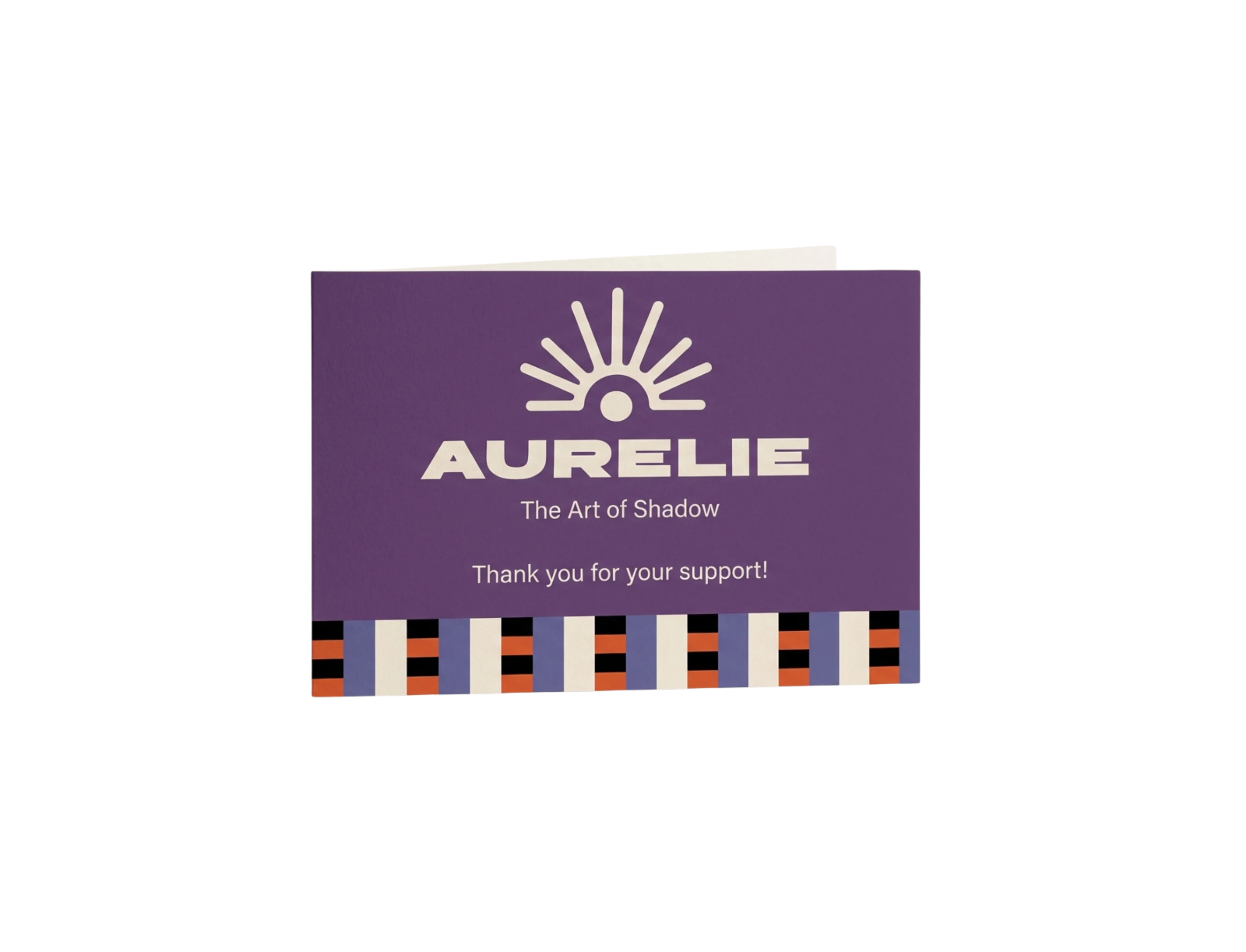 Custom Apparel Packaging "Thank You" Card
