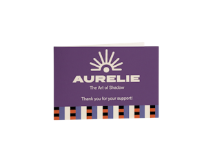 Custom Apparel Packaging "Thank You" Card