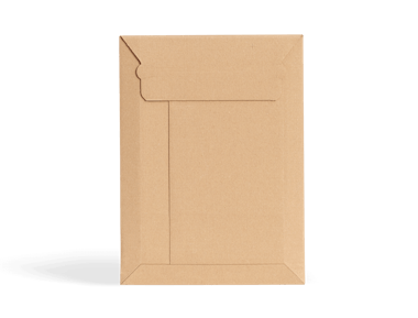 Corrugated envelope