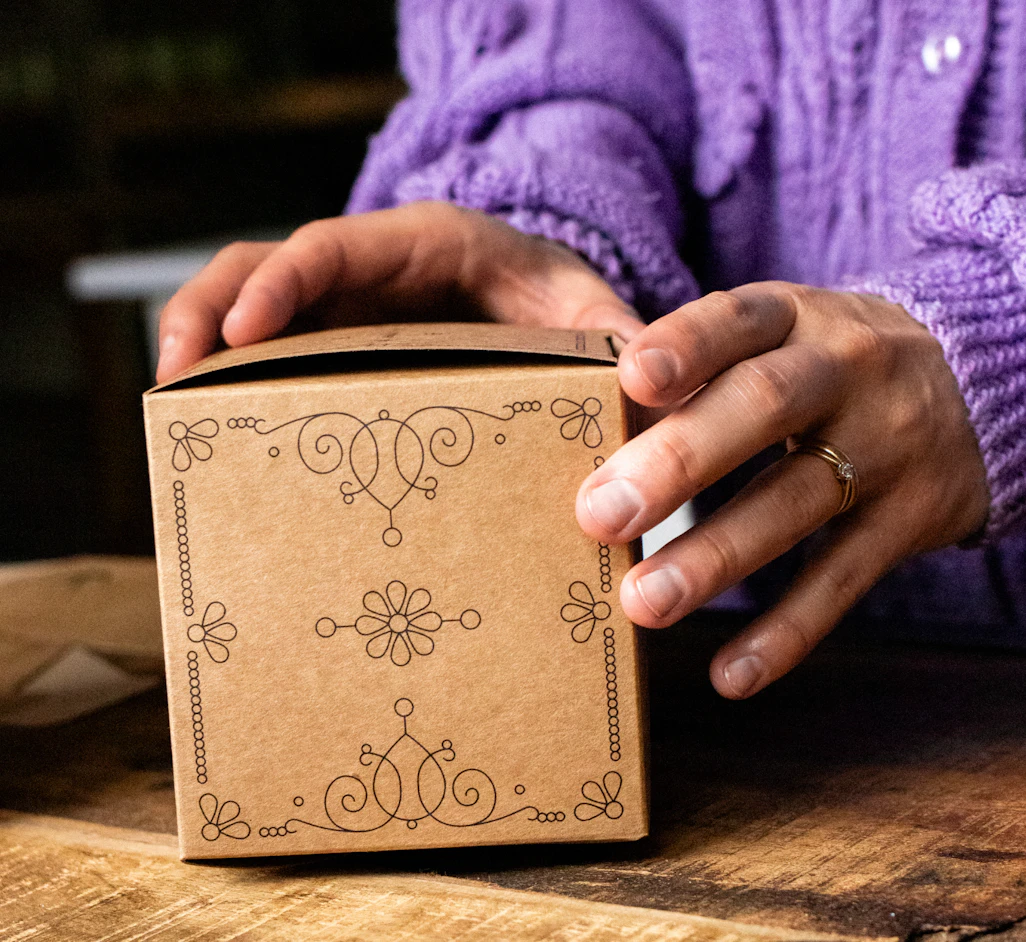 Boîte produit à fond encliquetable personnalisable 10