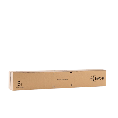 B8 Pudełko tuba 10×60×10cm Logo InPost