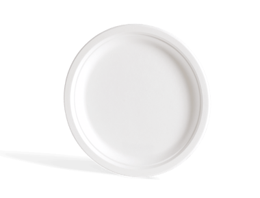 Assiette ronde biodégradable