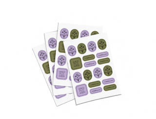 custom labels on sheets