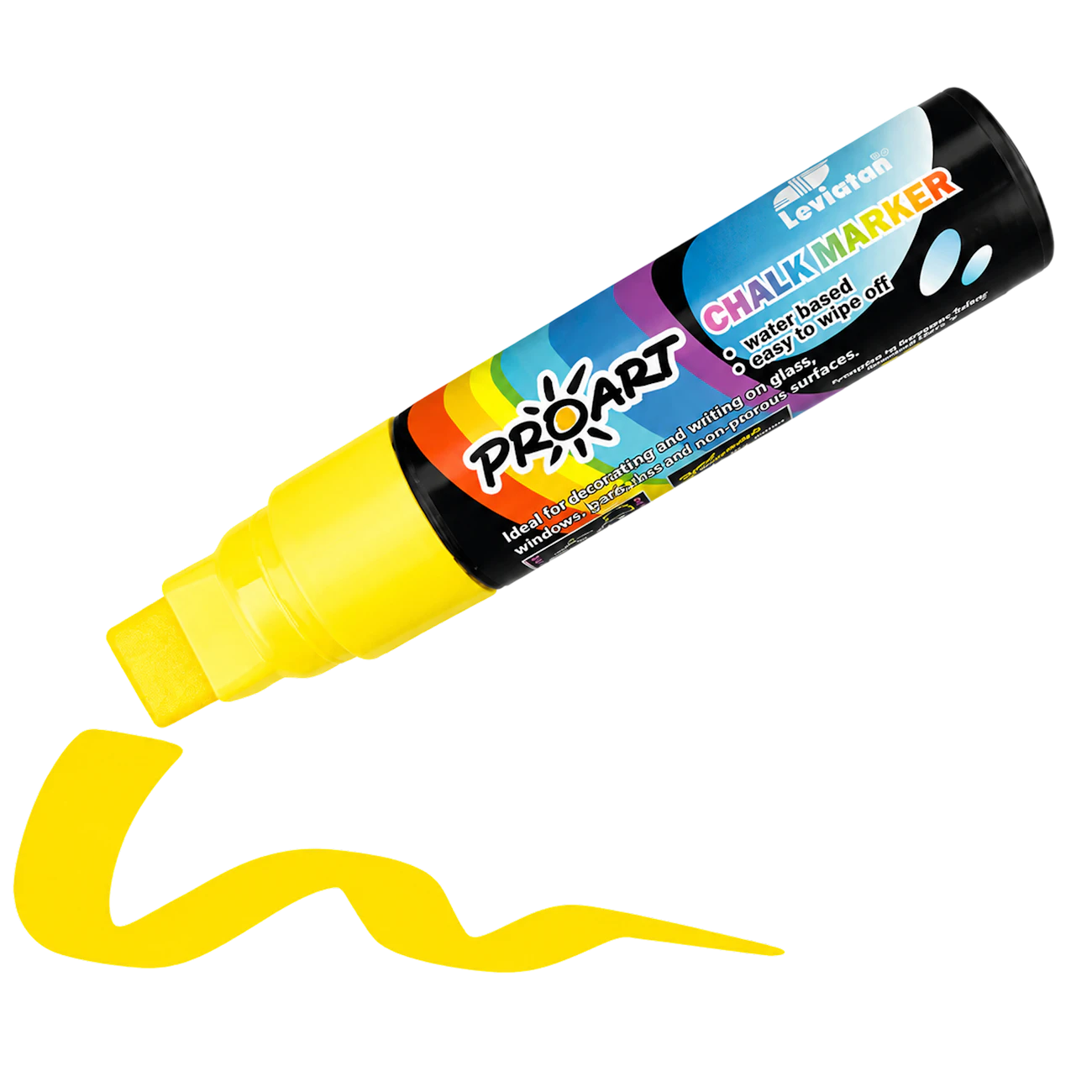 Leviatan ProArt Chalk Marker chisel tip 6.5–15 mm 28 g yellow