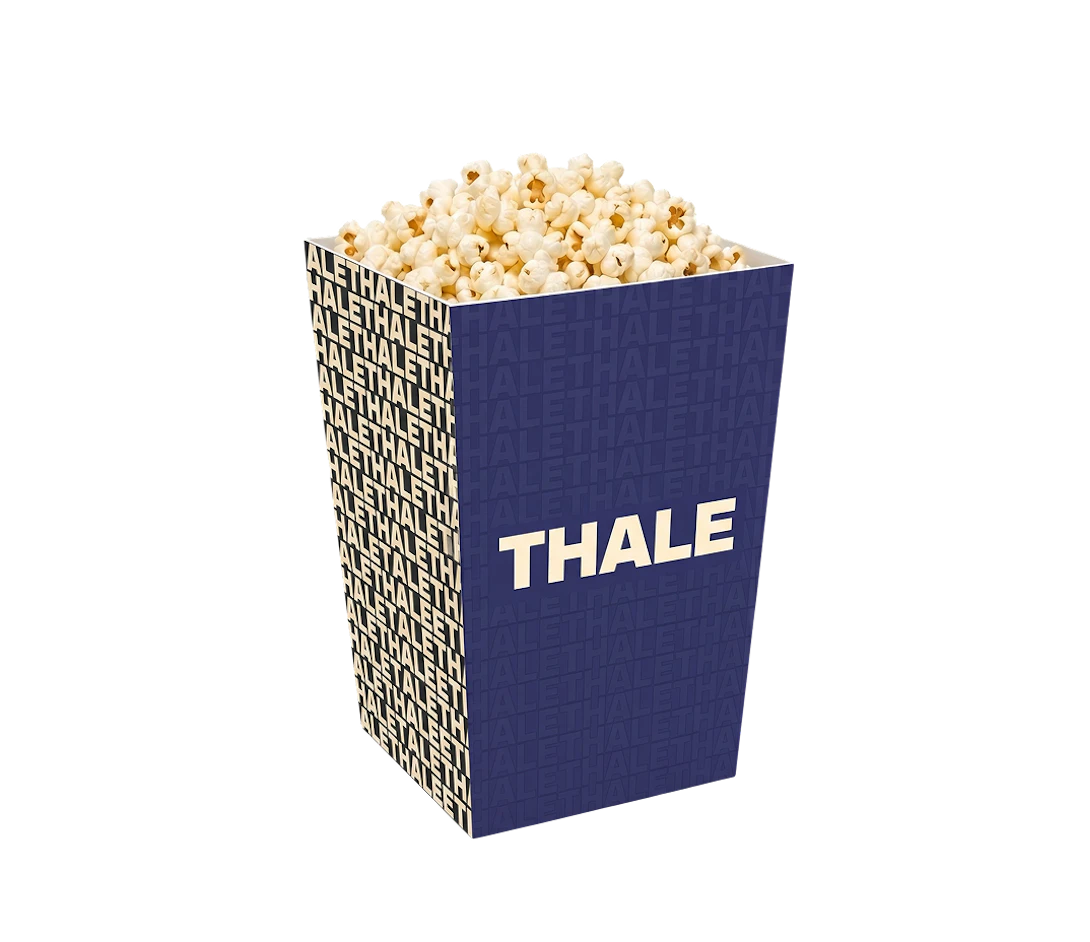 Scatola per popcorn personalizzata 1